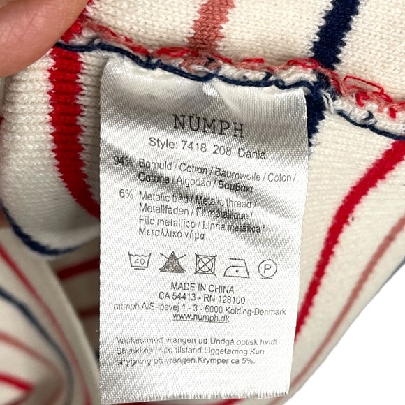 Gorgeous Anthropologie fisherman striped sweater size medium - Picture 6 of 9